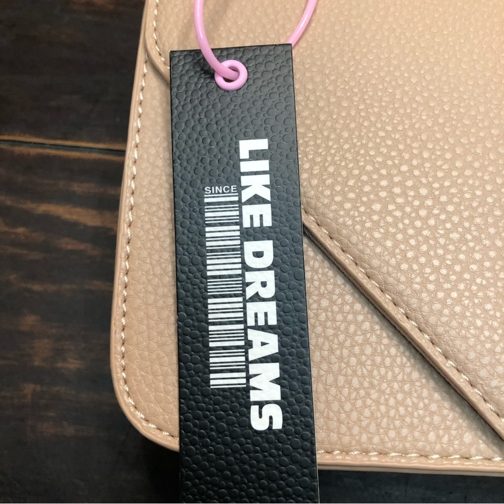 NWT Like Dreams Nude-Pink Handbag/Crossbody - Picture 2 of 5